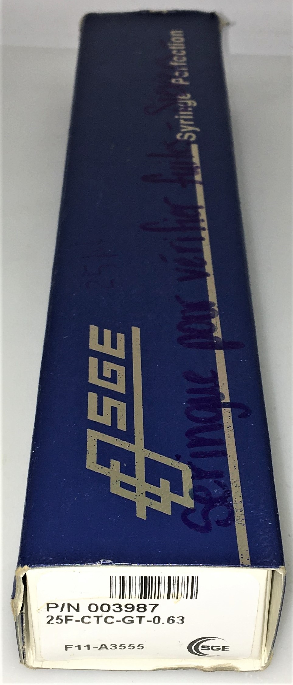 Used SGE 25F-CTC-GT-0.63 GasTight Injection Syringe - 25μL