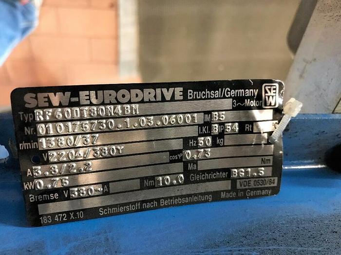 Gebraucht OVERBECK Gurtförderer Förderband Gurtband 4,6m