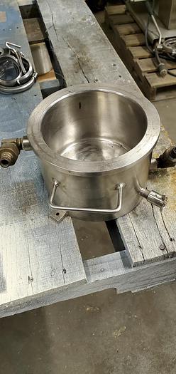 Used 1 QUART ROSS DOUBLE PLANETARY MIXER - S/S - VACUUM - JACKETED - HV BLADES - 2 MIX CANS