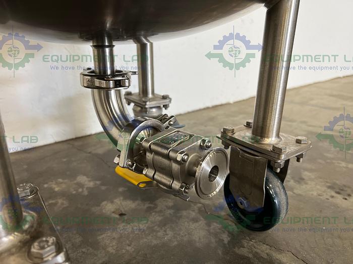 Used Steel Pro   T-2021 Stainless Steel 17 Gallon Vessel 14.9 PSIG w/ Valve & Gauge