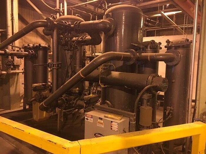 Used Airtek regenerative desiccant compressed Air dryer heated blow...