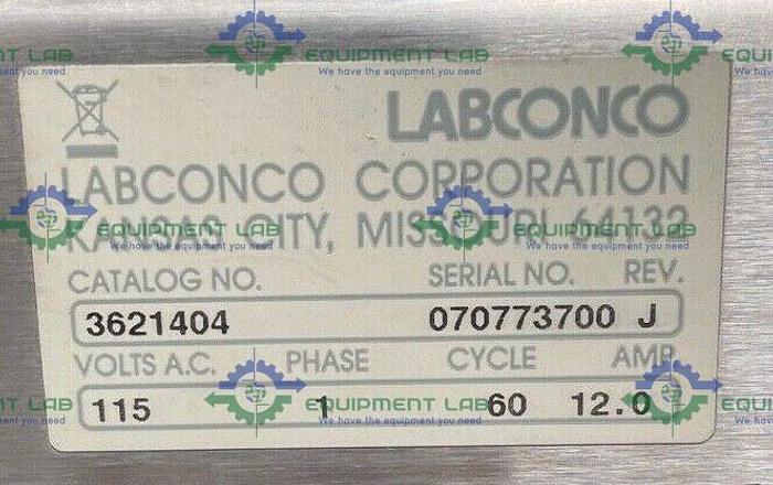Used Labconco 36214 Purifier Class II Type B2 Delta Series  Biosafety Cabinet 6ft