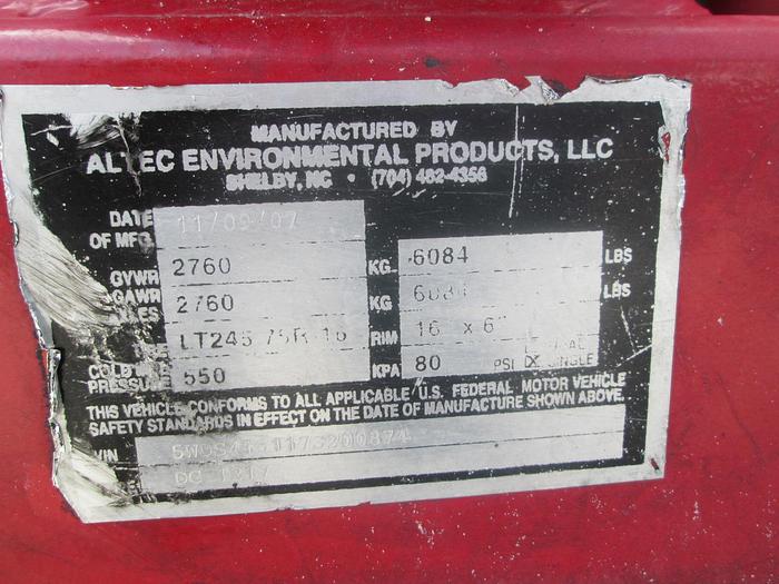 Used 2007 Altec Towable Wood Chipper