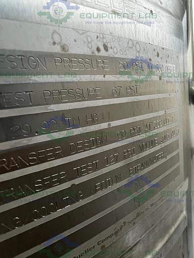 Used Mueller  90 Liter Stainless Steel  Jacketed Mixing Tank w/ Chiller, Controller