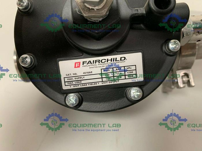 Used Fairchild 4516AE Pneumatic Volume Booster w/ Proportion Air Pressure Valve