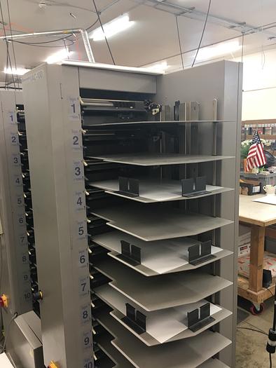 Used Standard Horizon VAC 100 Towers and ST40 Stacker Collating System