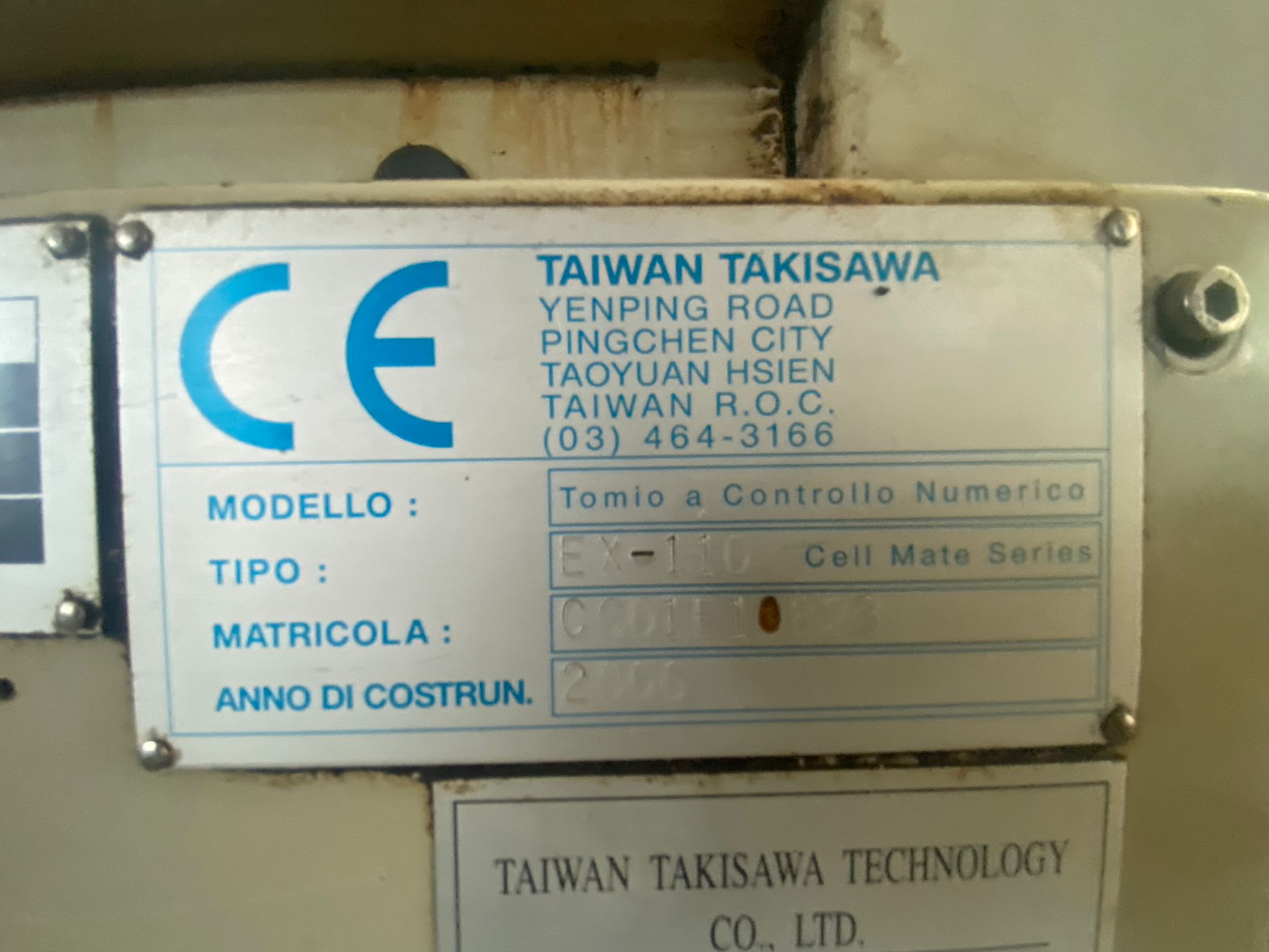 Usato 2006 Takisawa EX-110