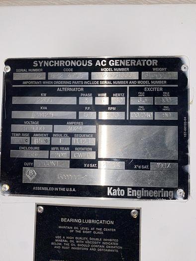 2011 Geradores Caterpillar C280-8 Novos sem uso