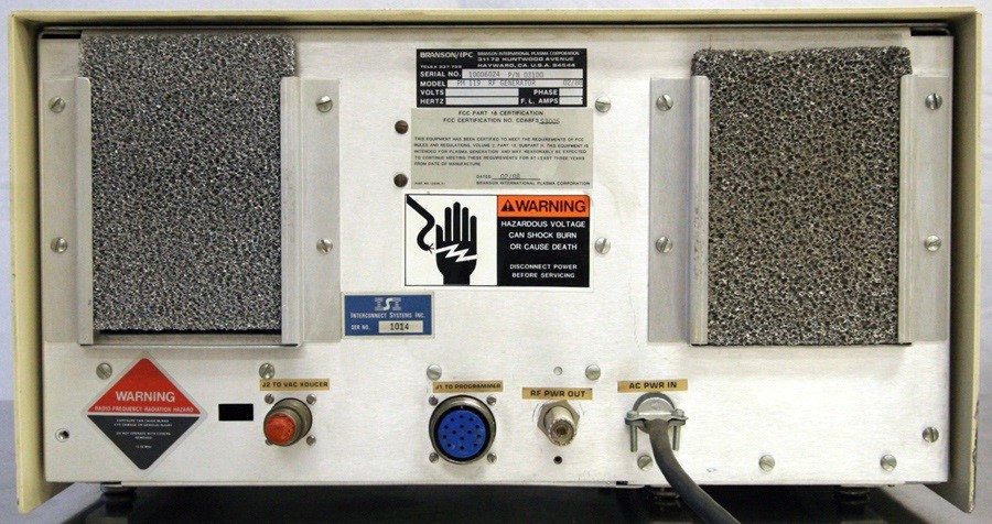 Used BRANSON/IPC 4055/2 Plasma Surface Treatment