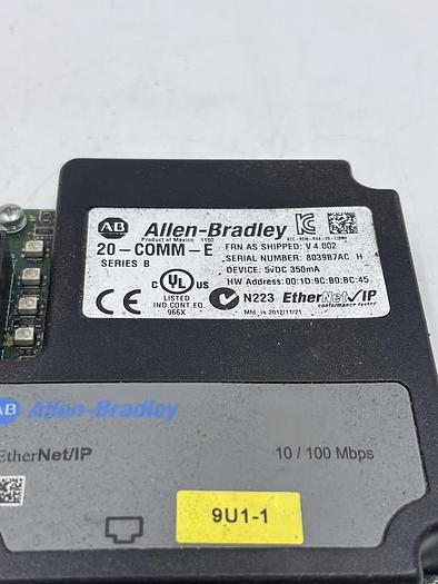 Used Allen-Bradley 20-COMM-E Ser B 