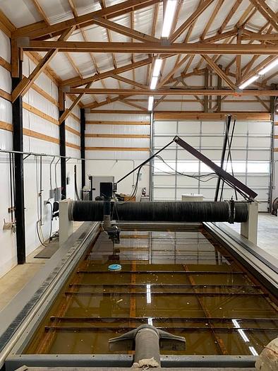 Used 2004 OMAX MAX 80160 WATERJET CUTTING SYSTEM W/ TILT-A-JET