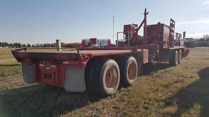Used 1987 Pacific 4 Axle Carrier Style Oilfield Pump / Kill Truck
