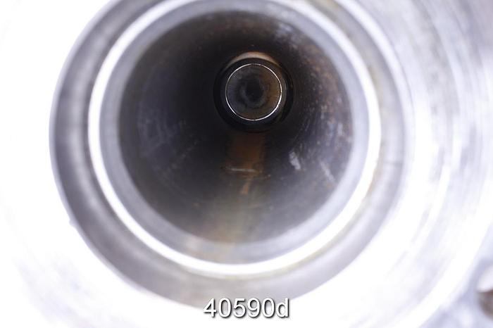 Used Fisher Direct Steam Injection Heater Valve, 4x4x4", Stainless Steel Body #40590