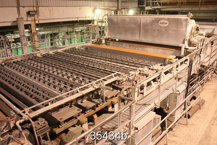 Refurbished Beloit Rebuilt 188" Complete Fourdrinier Paper Machine #35434