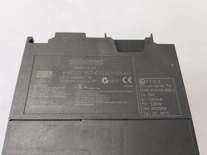 Siemens 6ES7 157-0AD81-0XA0, Ex,