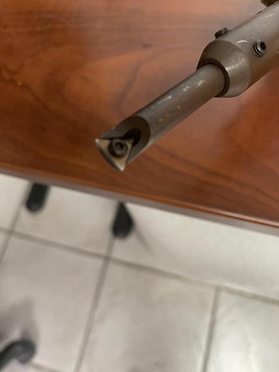 Used USED-CRITERION DBL-202 ADJUSTABLE BORING HEAD WITH CAT 50 SHANK 7/8 THD. CB2-CV50