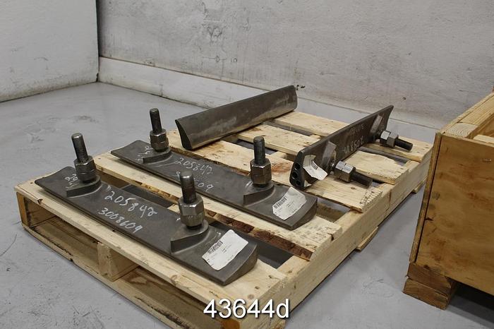 Used Black Clawson UV300 Stainless Steel Rotor Foils #43644