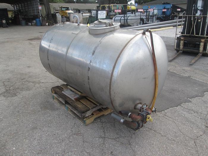 Used 500 Gallon Stainless Steel Tank
