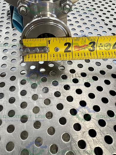 Used PBM  SIHFE8X-G-04G Ball Valve w/ 1" Sanitary Fitting, 600PSIG