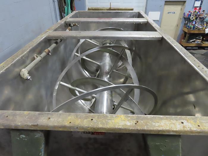 Used 100 CU. FT. STRONG SCOTT RIBBON BLENDER - S/S - 20 HP