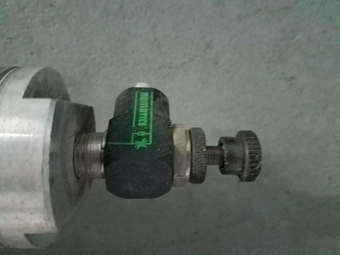 Used Pneumatic Slide Base Linear Movement 4" of Travel on air cylinder