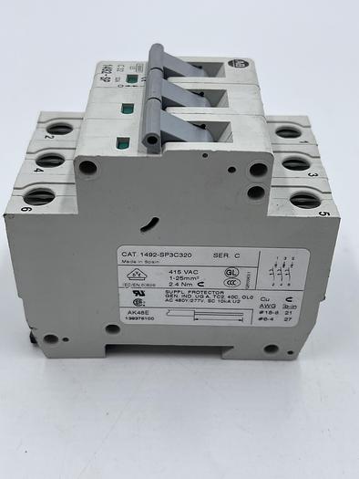 Used Allen-Bradley 1492-SP3C320 Ser C