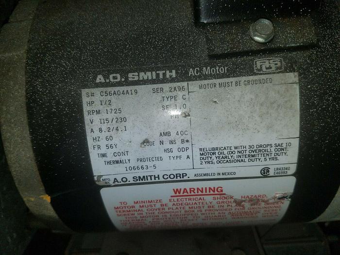 Used 5' x 8' Motorized Overhead Door Roll Up Door with motor and control