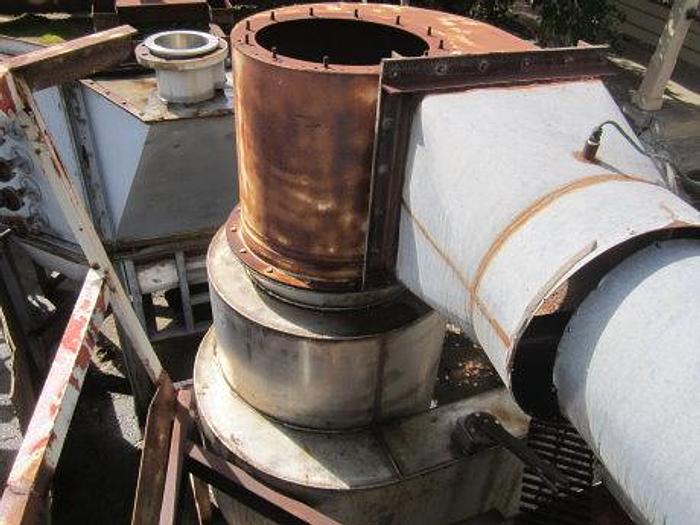 Used Scrubber, Wet, 12,000 CFM, 316 S/st, Vertical Tank, 30 HP, F #S668645