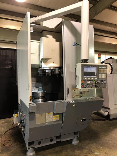 Used 2011 Okuma V60R CNC Vertical Lathe with Live Milling