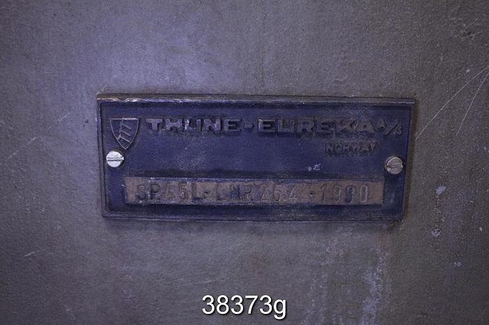 Used Thune SP45L Dewatering Screen Press, First Screen Segment 0.03125" Hole #38373