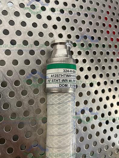 Used Sani Tech  STHT-WR-0750 120" Silicone Hose w/ 3/4" Sanitary Fitting