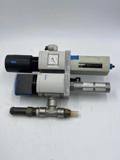 Used Festo MS6-EM1-1/2-S, MS6-LFR-1/2-D6-C-R-V-AS