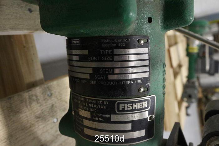 Used Fisher EZ 1" Steam Control Valve #25510