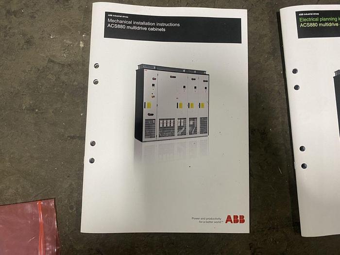 Used ABB DRIVE SYSTEM ACS880 (UNUSED NEW SURPLUS) MANUFACTURED 2018 SECTION 2 OF 4 - PENDING