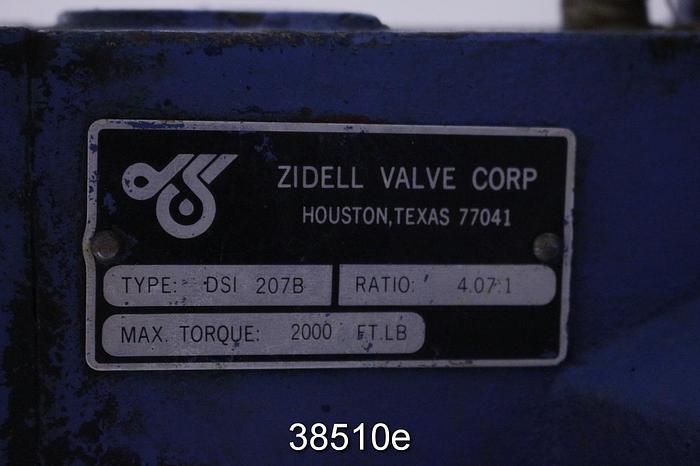 Used True Line 30" Hand Operated Knife Gate Valve with Zidell Gear Box #38510