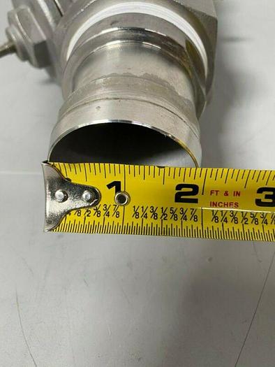 Used Stainless Steel Valve System w/ 1/8" & 2" Hose Fitting
