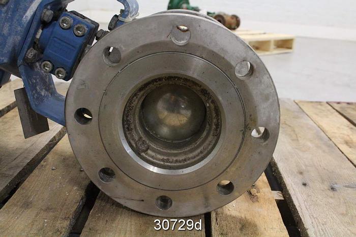 Used Jamesbury MBD400CAGAS6SATTTBA 4" Control Ball Valve #30729