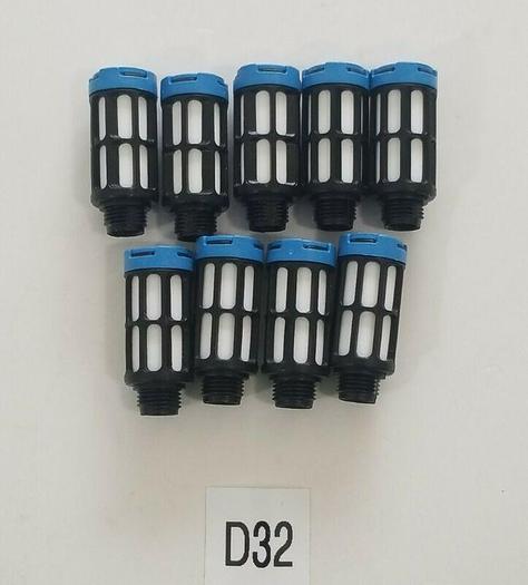 *NEW* LOT OF 9 Festo U-1/8 2307 Silencer + Warranty & Free Shipping!