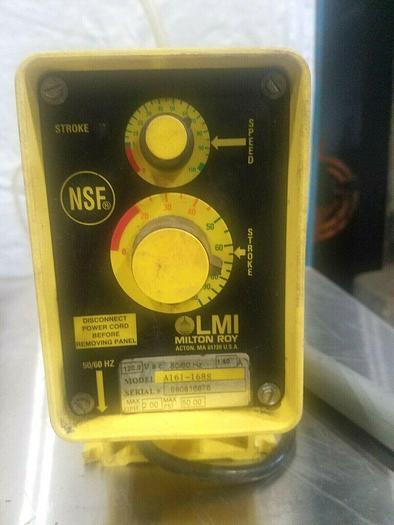 Used LMI Milton Roy Model A161 168S Metering Pump