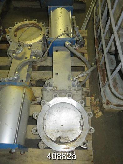 Used Orbinox 10" Air Operated Knife Gate Valve #40862