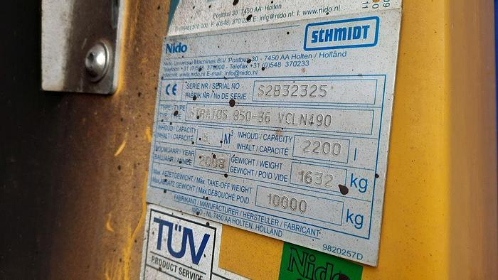 Used 2008 Nido Stratos B50-36 VCLN490