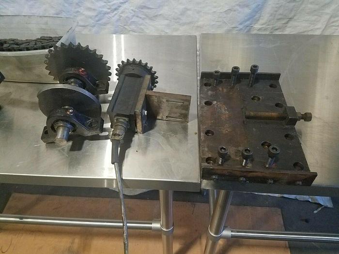 Used Triad Motor Mount and Idlers for chain drive w/ pillow boxes sprockets Complete