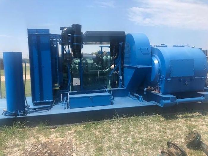 Used 800 HP Triplex Mud Pump w/ MTU 12V-2000 Diesel Power Unit