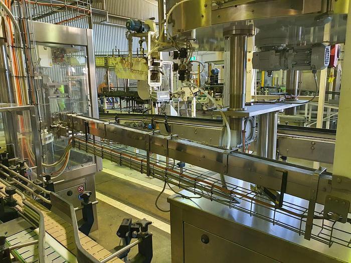 Used AROL SPA Overlidder with Lid Elevator & Unscrambler ELEVATORE MECCANICO | DART R PP