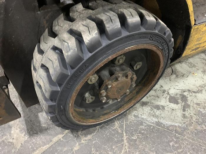 Used CATERPILLAR 6000 POUND MODEL C-6000 SOLID TIRE PNEUMATIC (FRONT) TIRES WITH SIDE SHIFT