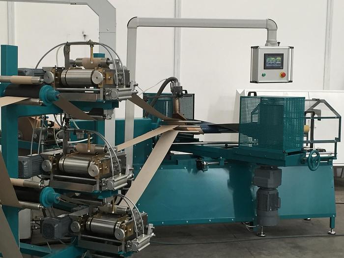 Used COMPOSITE CAN SPIRAL WINDING MACHINE 82FPM REBUILT 2020