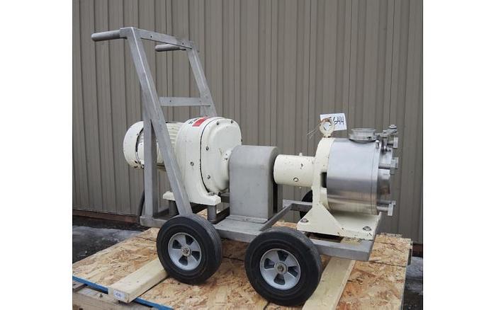 D'occasion USED SINE POSITIVE DISPLACEMENT PUMP, MODEL MR135, STAINLESS STEEL, SANITARY