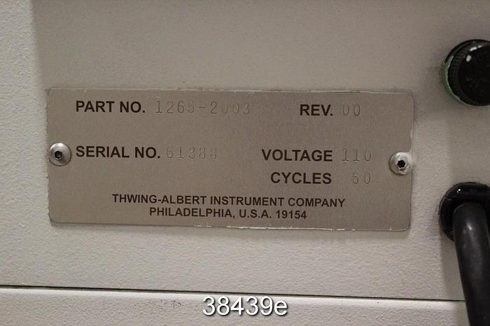 Used Thwing Albert QC-1000 Tensile Tester #38439