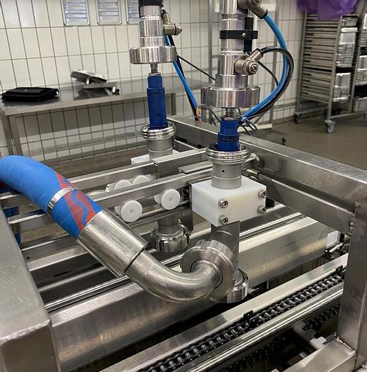 Gebraucht Schalenverarbeitungslinie für Kunststoffschalen (Feinkost), Multivac T700, Bj. 2012