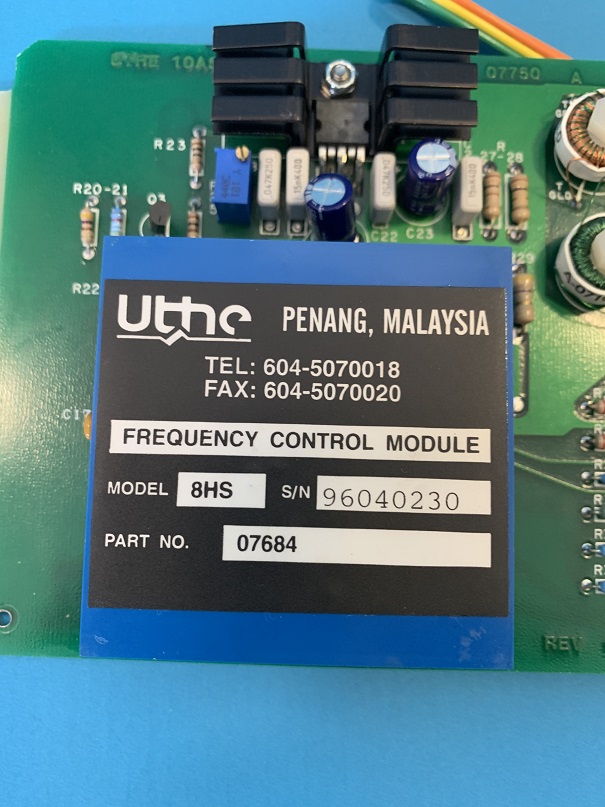 Used Uthe Frequency Control Module 8HS